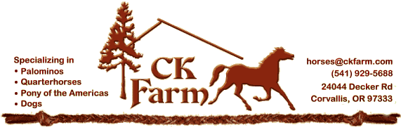 CK Farm 541.929.5688 horses@ckfarm.com